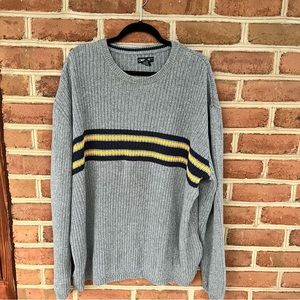 Mens XXL unisex oversized striped sweater